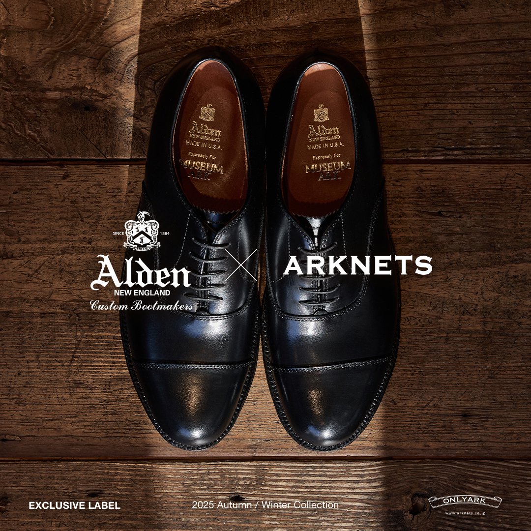 新品未使用　ALDEN arknets 別注モデル 新春初売りアイテム／ 【別注】Alden×ARKnets 高級靴の名門《 Alden