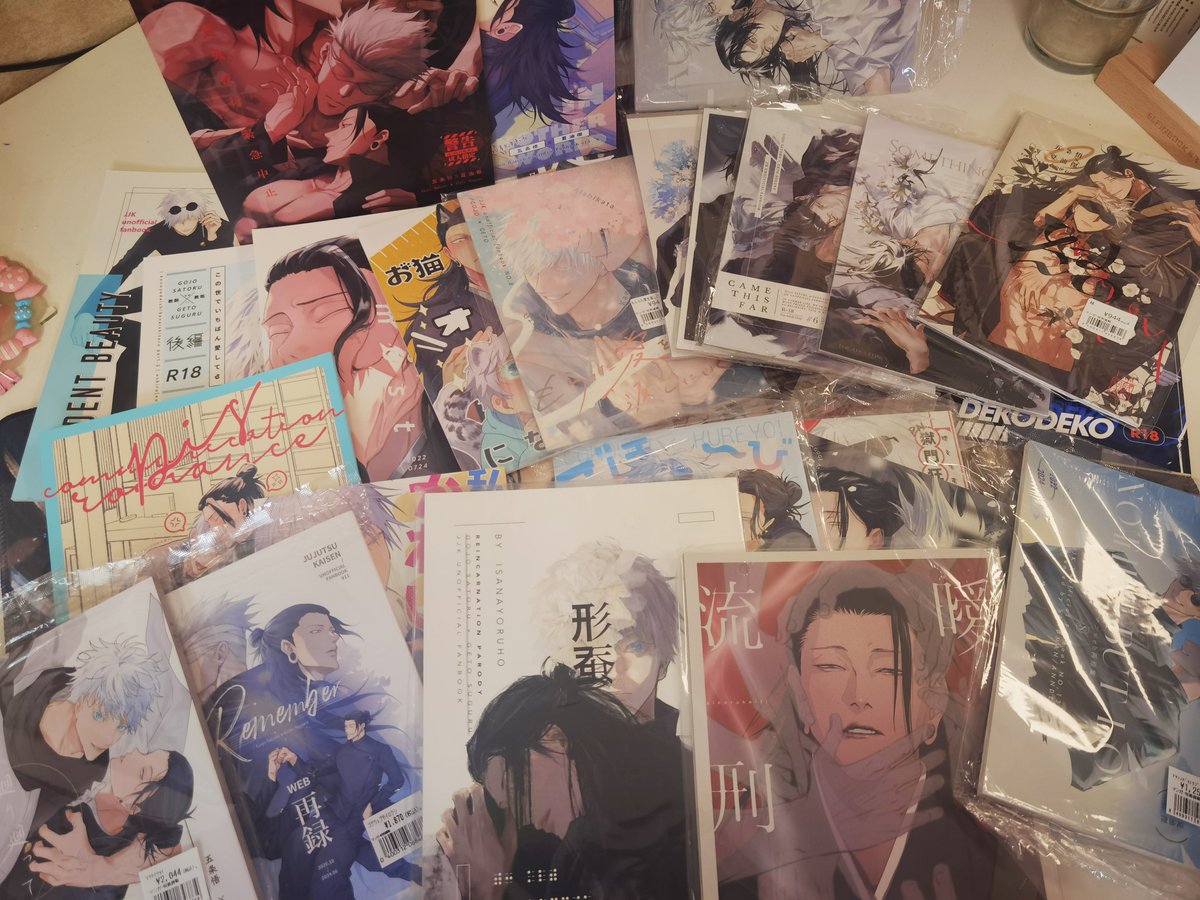 うれしすぎる😁
ずっと五夏のことは聞いてはいたけど……同人誌を読んで興味を持って、原作を補完してハマったの。初めて読んだ五夏同人誌とかその他色々入手したから、めちゃくちゃ嬉しい！😊😊😊😊