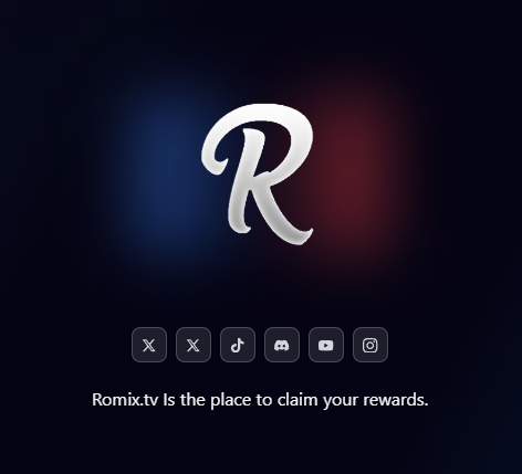 💎NEW SITE LAUNCH💎

25 DOLLAR GIVEAWAY

Giveaway is located onsite under raffles, link below

LIKE + RT + TAG 2 + ENTER romix.tv/raffles/1