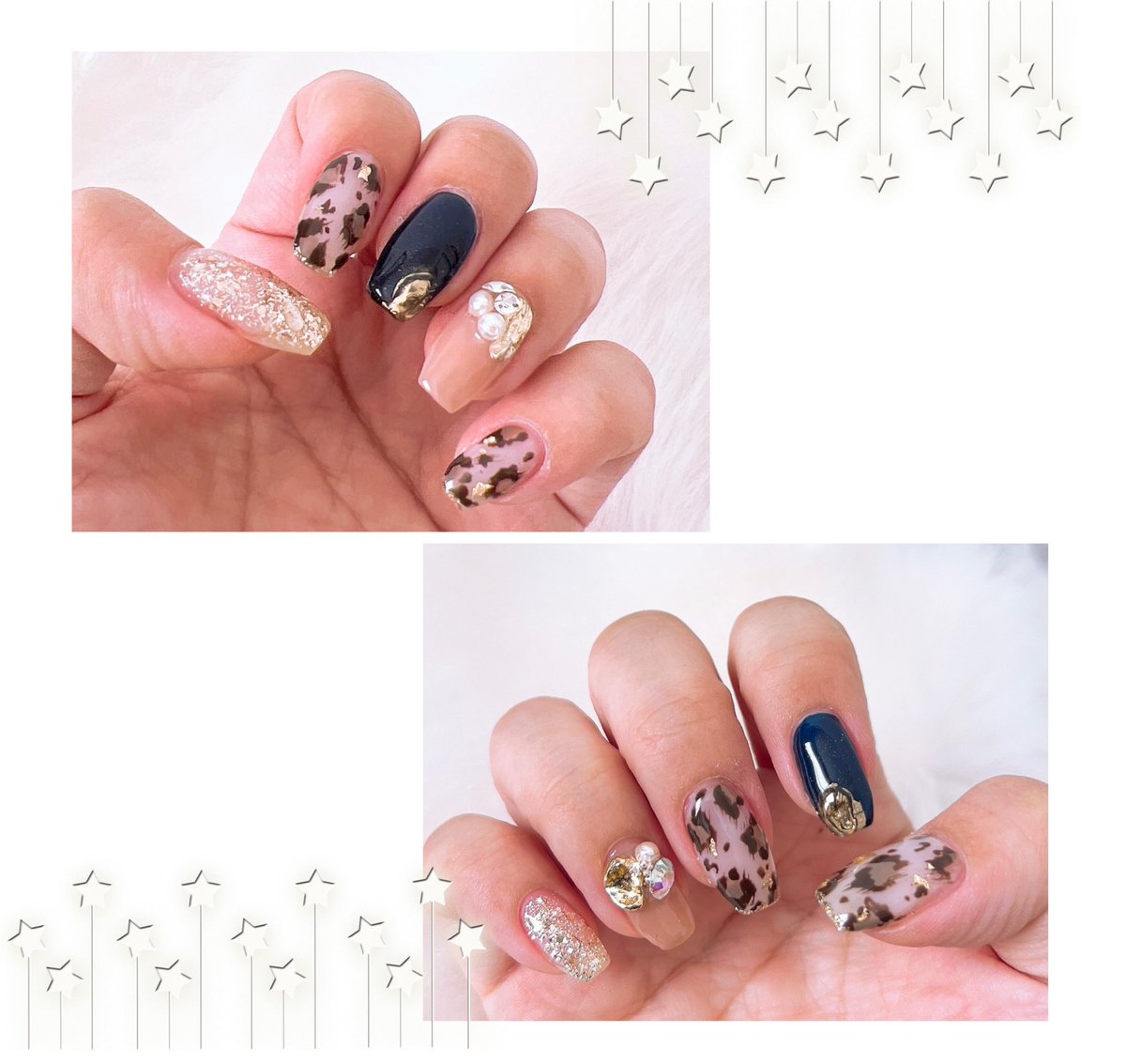 NEWネイル💅 ずっと迷ってたデザインとは別に急にレオパード