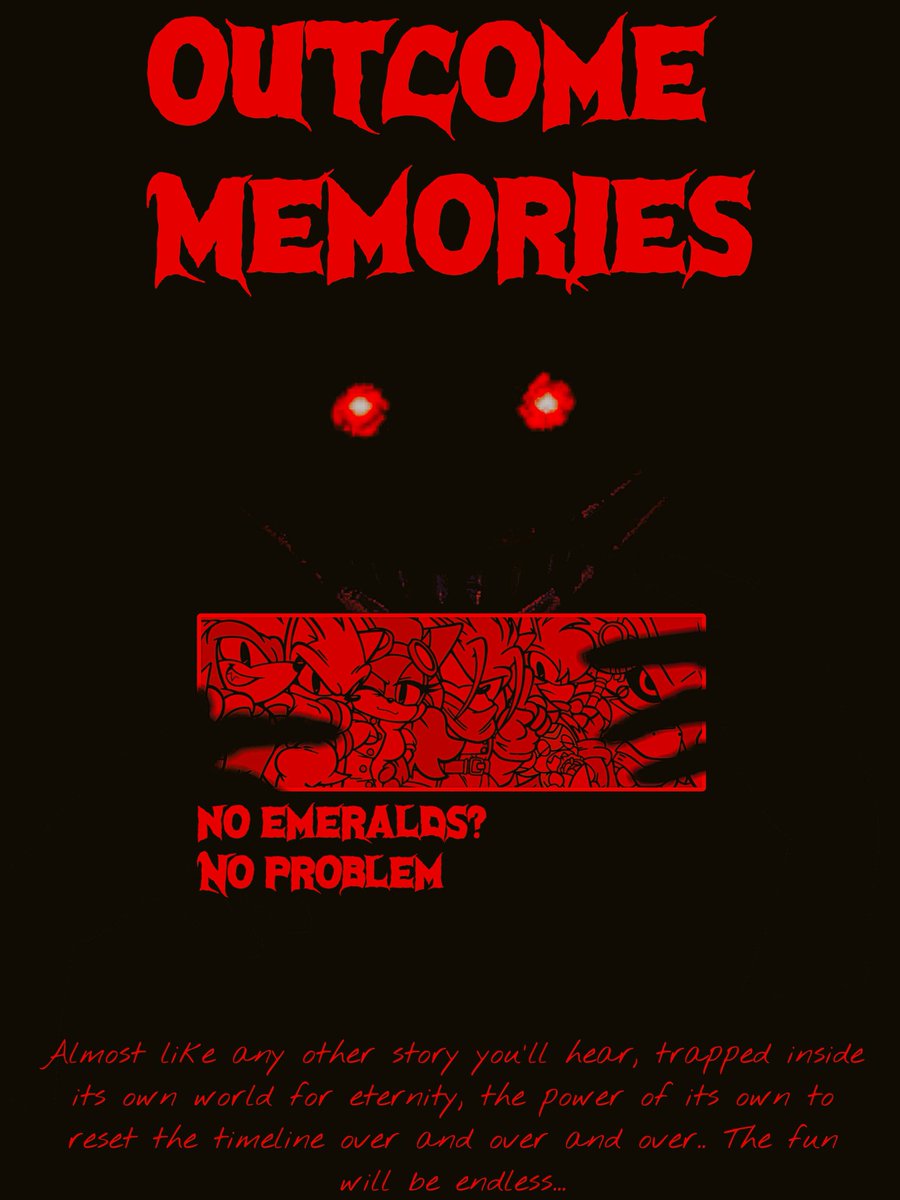 OUTCOME MEMORIES

Designed a poster of my and my friends OCs in the style of old horror movies for outcome memories!!
#outcomemories #glaghorsesimulator50billion #art