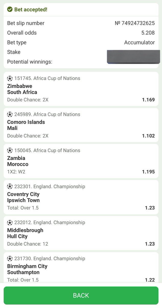 FreshBossTips's tweet photo. Bank on this 5 odds on LineBet 

Code 👉🏻 21R4Q 😋

Don’t have an account? 

Register today &amp; get instant 200% welcome bonus 
👉🏻 https://t.co/1cCsI9JeAJ

App link 👉🏻 https://t.co/vJi5b3Hnsk

Promo code 👉🏻 FRESHBOSS02

Just stake and win ✅✈️ https://t.co/6lEdzRtibv