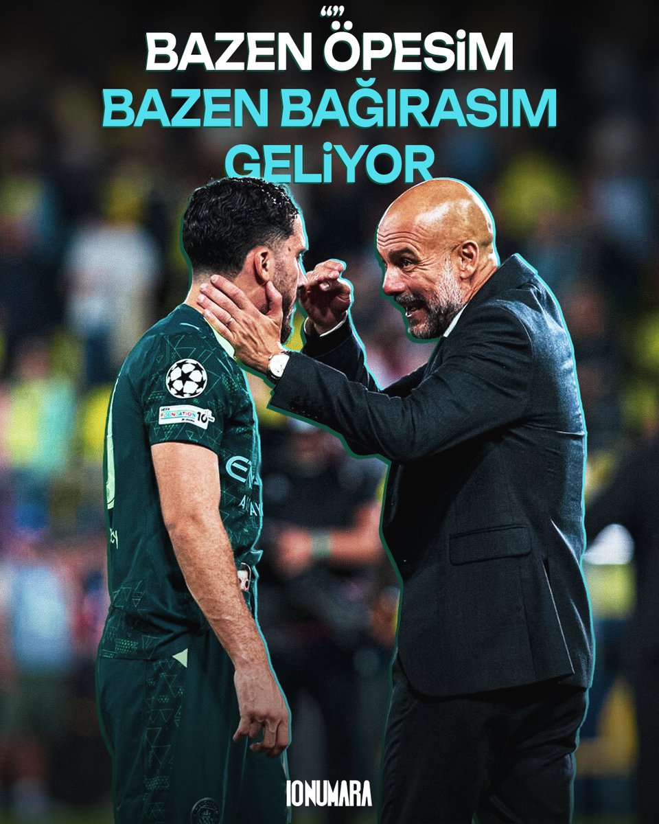10Numaraco's tweet image. Pep Guardiola: "Bazı anlarda Cherki'ye bağırmak istiyorum, bazı anlarda ise onu öpesim geliyor."