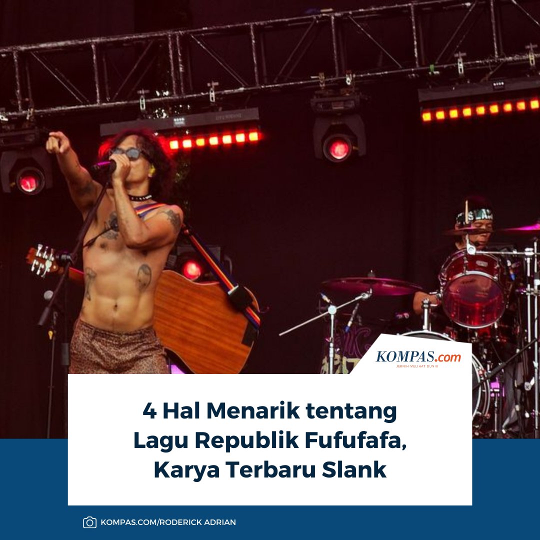Slank kembali merilis karya baru yang langsung menyedot perhatian publik.

Baca di sini: kompas.com/hype/read/2025….

~AA #Slank