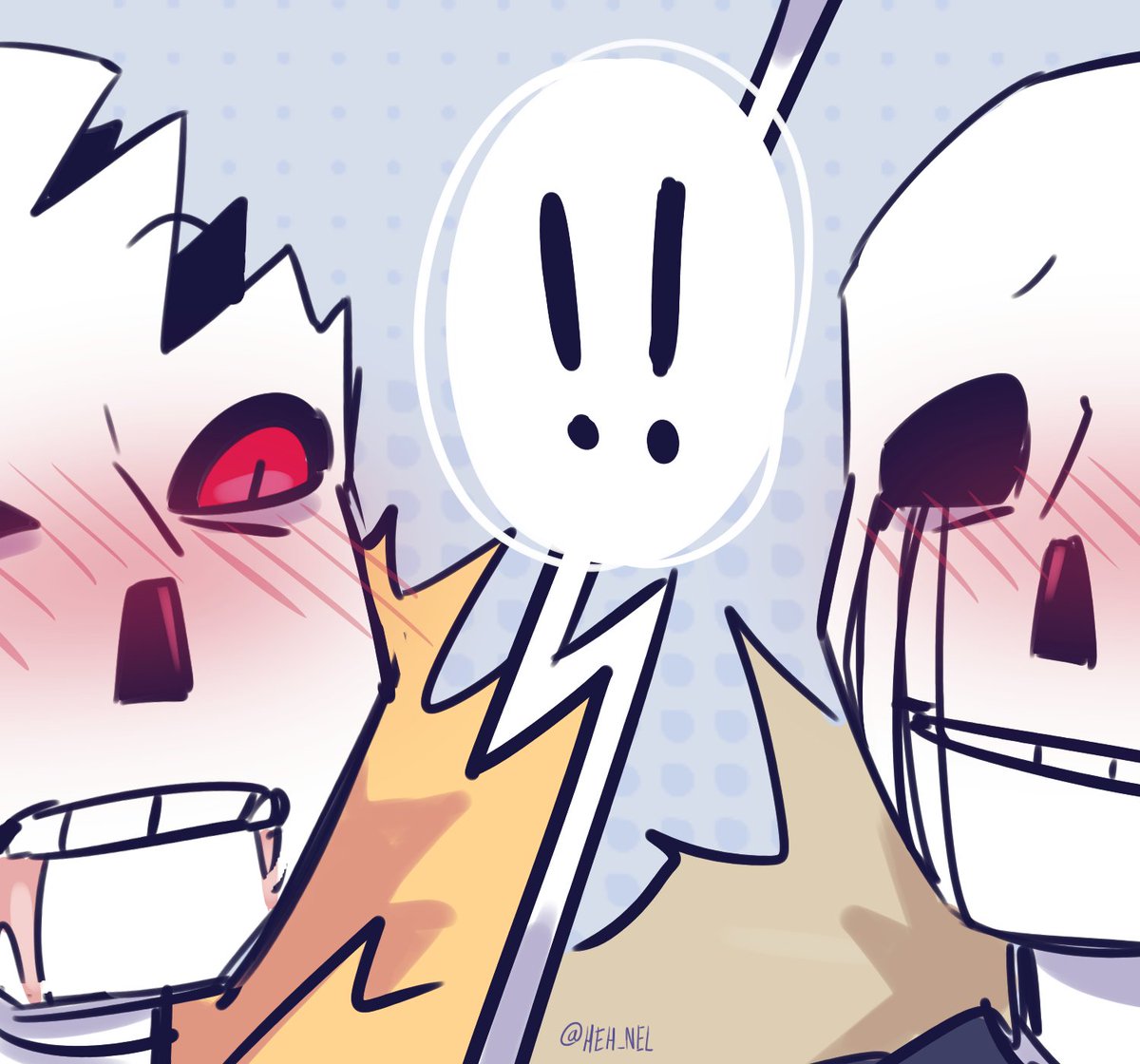 Heh a bit of suspense
Part 2
#sanscest #undertail #underfrick