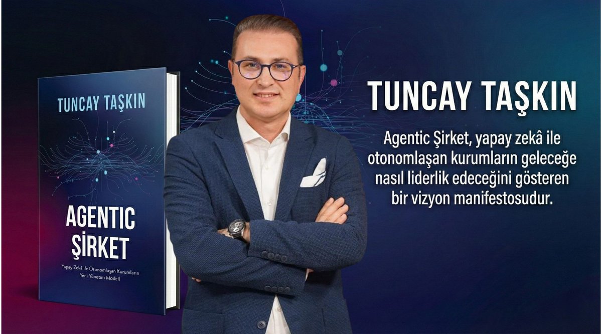 TuncayTaskin's tweet image. Yapay zekâ sadece işleri hızlandırmıyor, şirketleri otonomlaştırıyor.

Agentic Şirket, gelecekte kurumların nasıl yönetileceğini anlatan bir vizyon kitabı.

📘 Okumak isteyenler için:kitapyurdu.com/kitap/agentic-…