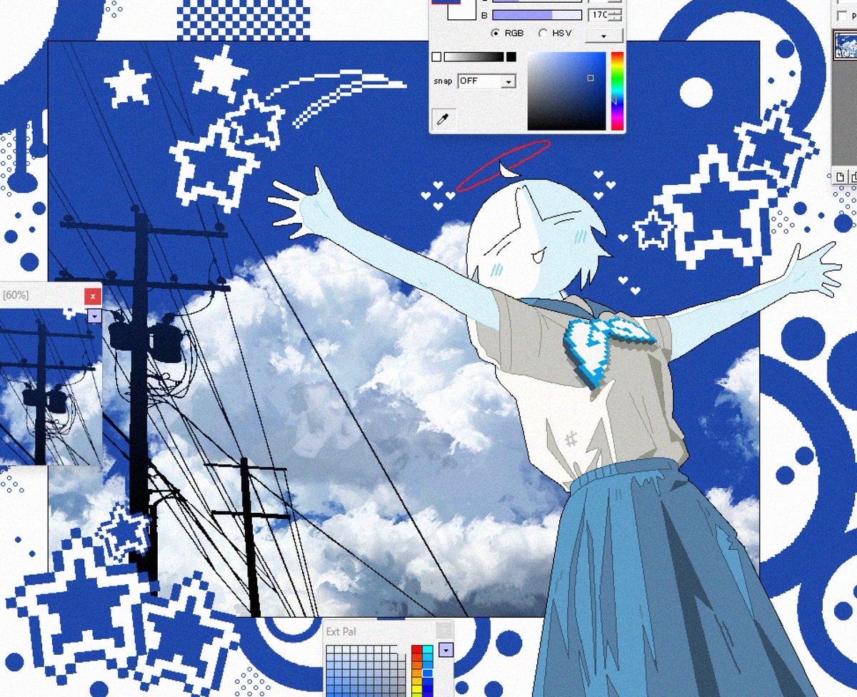 Do whatever you feel comes naturally.