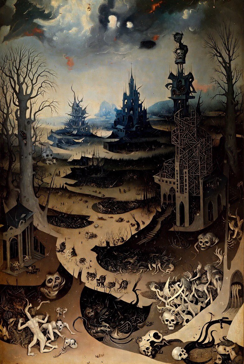 “Who knows the end? What has risen may sink, and what has sunk may rise. Loathsomeness waits and dreams in the deep, and decay spreads over the tottering cities of men.”
- H.P. Lovecraft