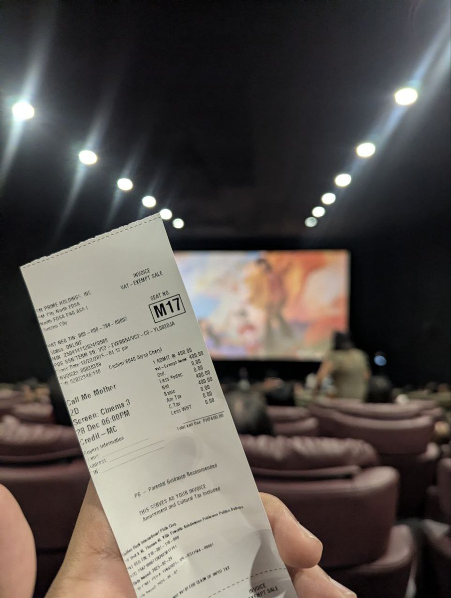 vaginadine's tweet image. 1000/100. Call Me Mother is MOTHERING. MUST WATCH! 💯

Thank you Zia, for inviting me and my family to join and watch 'Call Me Mother' together. We even got the chance to see the cast! Sa uulitin! 💗 Special thanks as well to Tita My &amp;amp; NLO for organizing this block screening. 💙