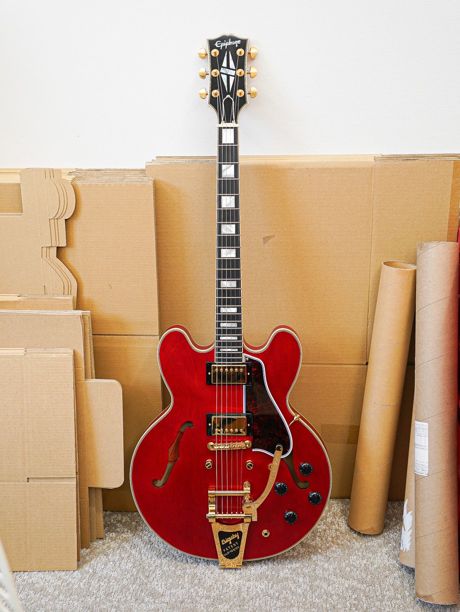 お気に入りのEpiphone ES-355 に Bigsby B7 を載せた！ 理想的な