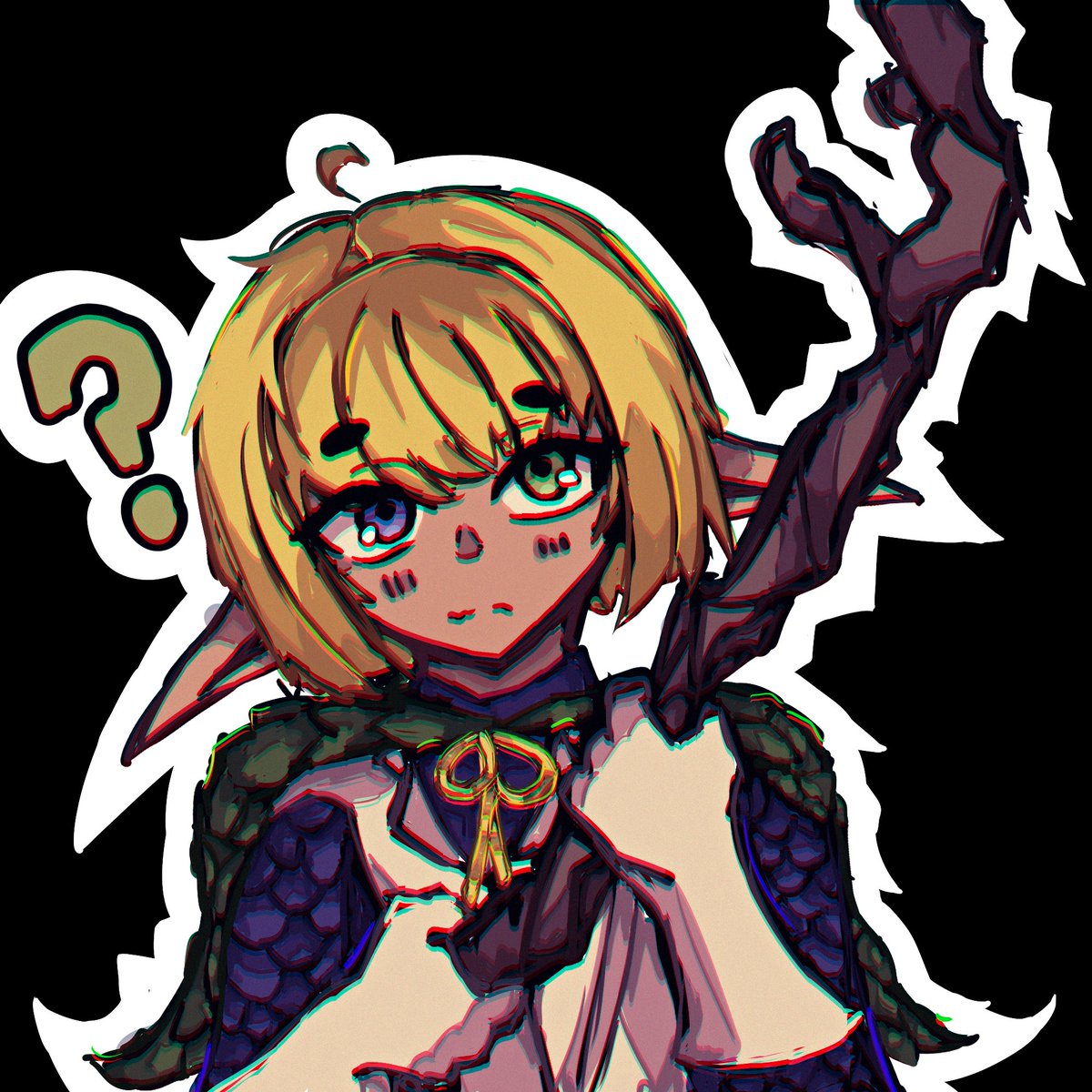 "quick" drawing of mare from overlord #overlord #artmoots