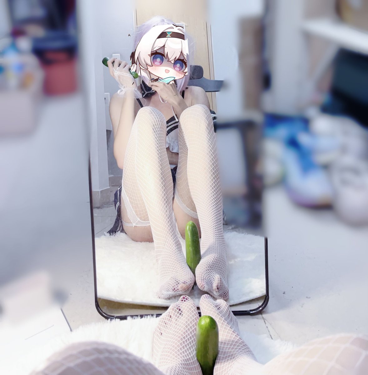 DoeMi2klk's tweet photo. 是喜欢小黄瓜的男孩子
#男娘 #娼年 #伪娘 #白丝 #性感 https://t.co/SGDAygREgD
