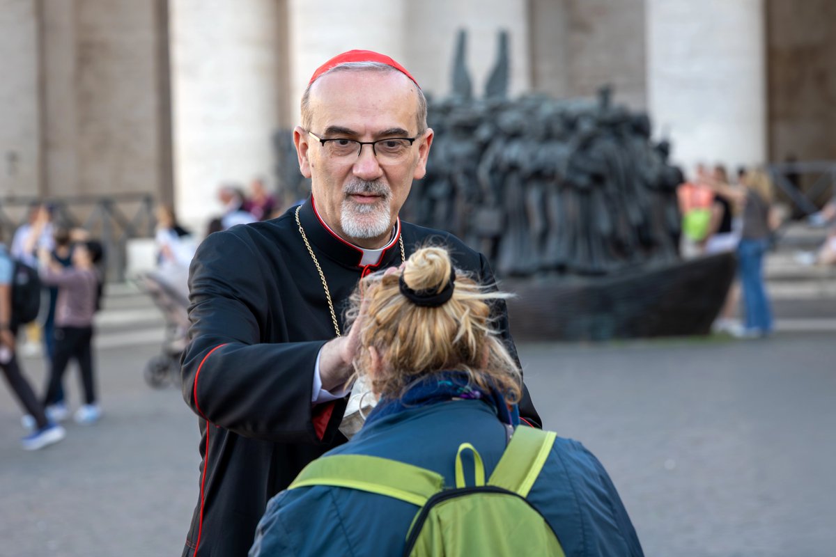 Image for the Tweet beginning: 🔴⚡️Le cardinal Pizzaballa affirme que