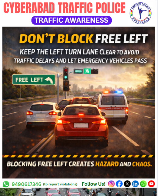 Cyberabad Traffic Police tweet media
