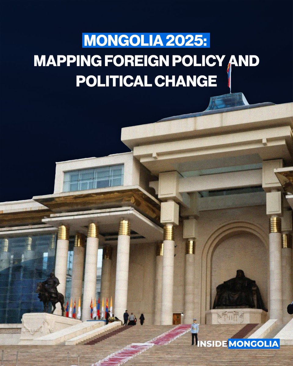 🧑‍🤝‍🧑 The color of the year in foreign relations

2025 was marked more by the President’s outbound foreign visits than by the reception of high-level foreign state guests in Mongolia.

🔗 Visit: insidemongolia.mn/post/bmn949veG…