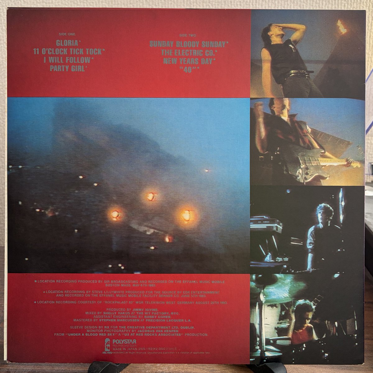 U2 『”ブラッド・レッド・スカイ” =四騎=』 今、衝撃の日本公演を再び