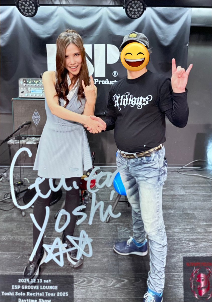 先日、#ALDIOUS の #よっしー のソロライブに参戦した際のVIP特典の