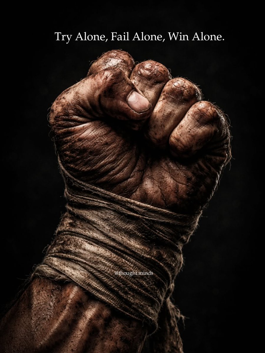 Dear son, do it alone.