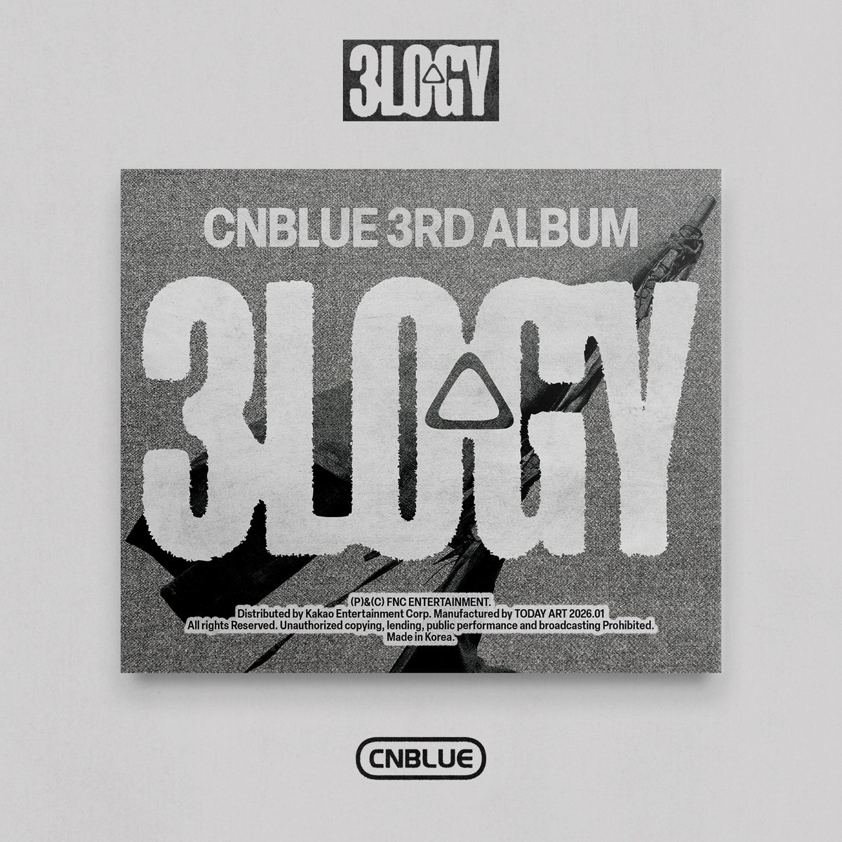 FNC_STORE's tweet photo. [예약 판매 안내]
CNBLUE 3rd Album [3LOGY]의 예약 판매가 오픈되었습니다.
지금 바로 확인해 보세요! :D

💿 PRE-ORDER | 12.29 ~ 1.6
📌 공지 URL – https://t.co/tW3NfLKYNW
#CNBLUE #씨엔블루 #3LOGY #Killer_Joy https://t.co/SRdUxFRFdg