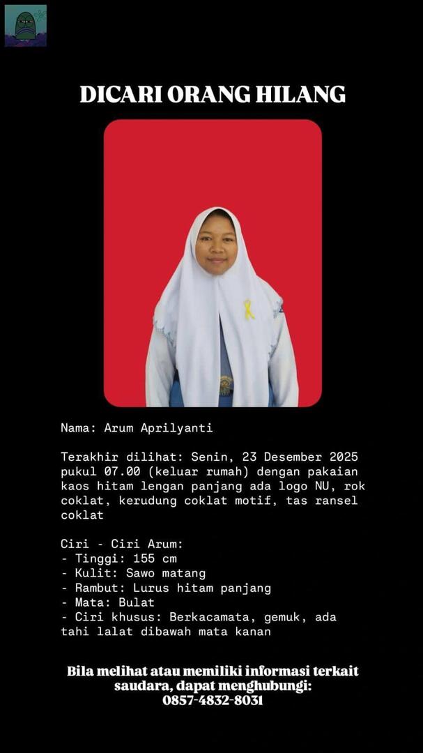 tanyakanrl's tweet image. 💚 [ DICARI ORANG HILANG ]
Terakhir dilihat: Senin, 23 Desember 2025 pukul 07.00(keluar rumah)
Teman² mnta tolong bantu ya😭🙏🏻Bagi yg melihat remaja dgn identitas dan ciri-ciri seperti difoto,minta tolong hubungi nomer yg tertera ya. Makasih banyak yg sebesar²nya 🙏🏻