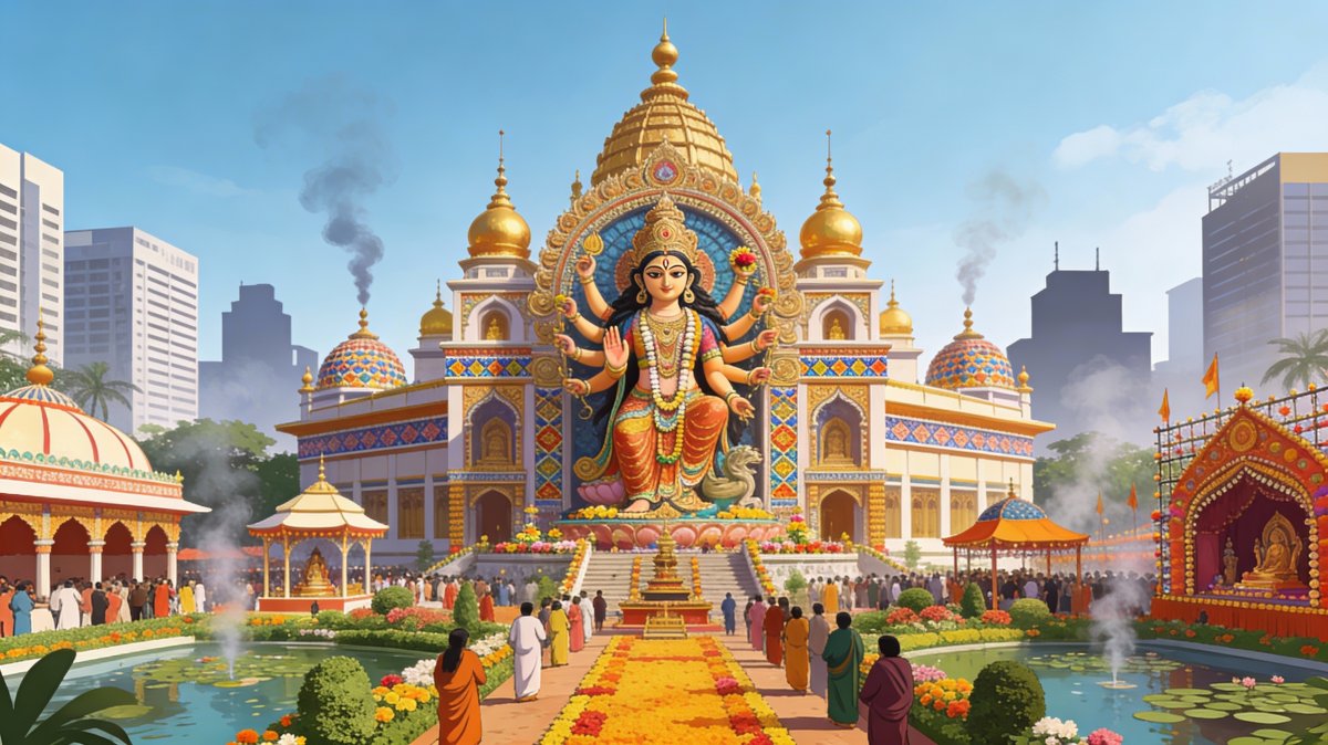 wikikolkataplus's tweet photo. শহরের নিউ টাউন এলাকায় আজ একটি গুরুত্বপূর্ণ সাংস্কৃতিক ও ধর্মীয় উদ্যোগের সূচনা হতে চলেছে। 

Details : https://t.co/c9o1RwZOdA https://t.co/y8OZEeBDmq