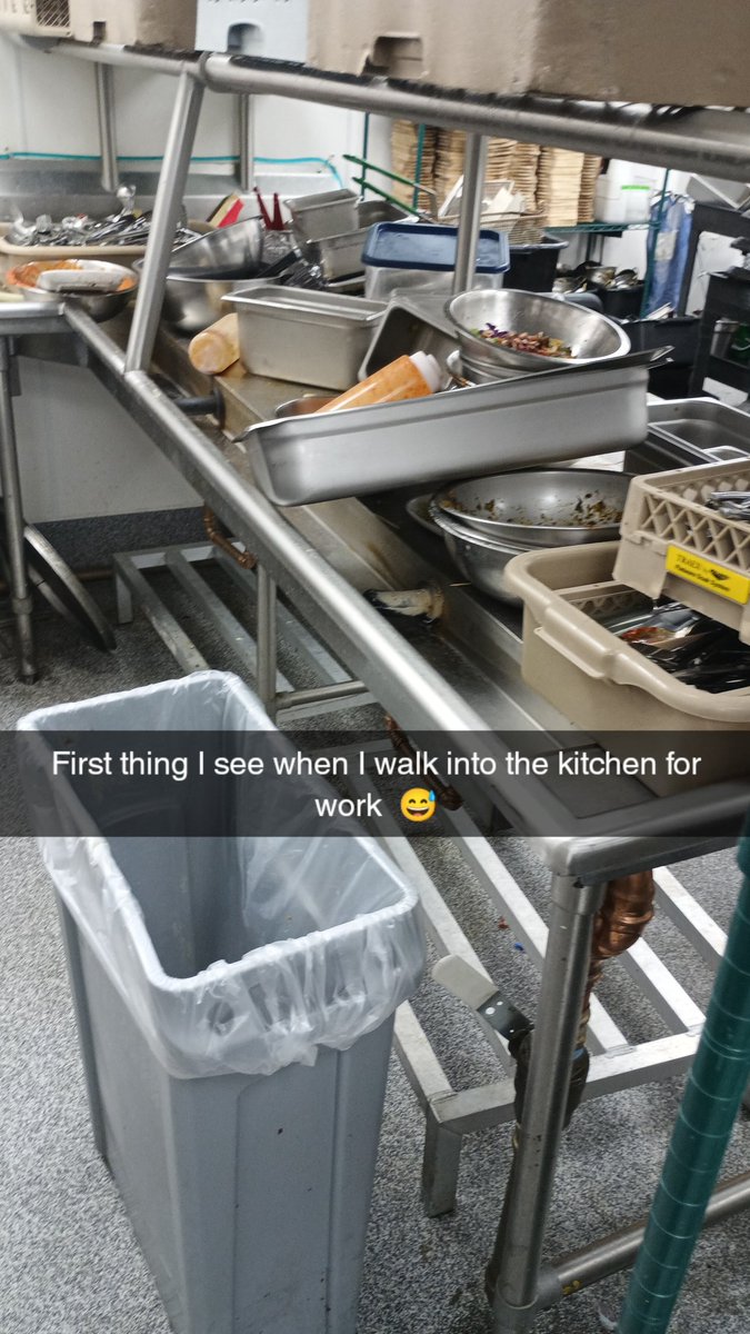 InternetKaleb's tweet image. As a utility worker at a casino you know it's going to suck when you walk in the next day for work and the night shift didn't do shit but leave a mess