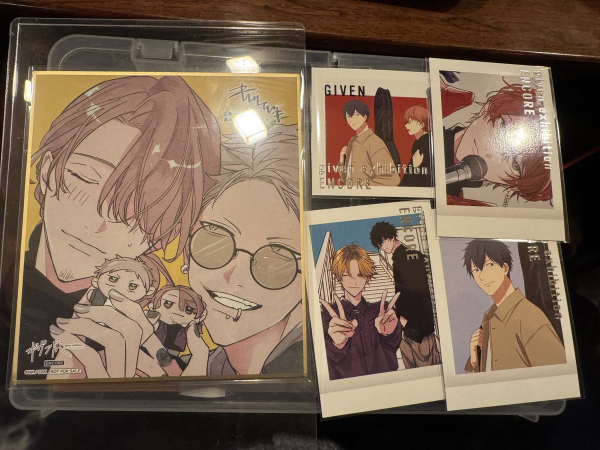 交換／ギヴン ギヴン展 入場特典 色紙 購入特典 ぱしゃこれ 譲： 色紙