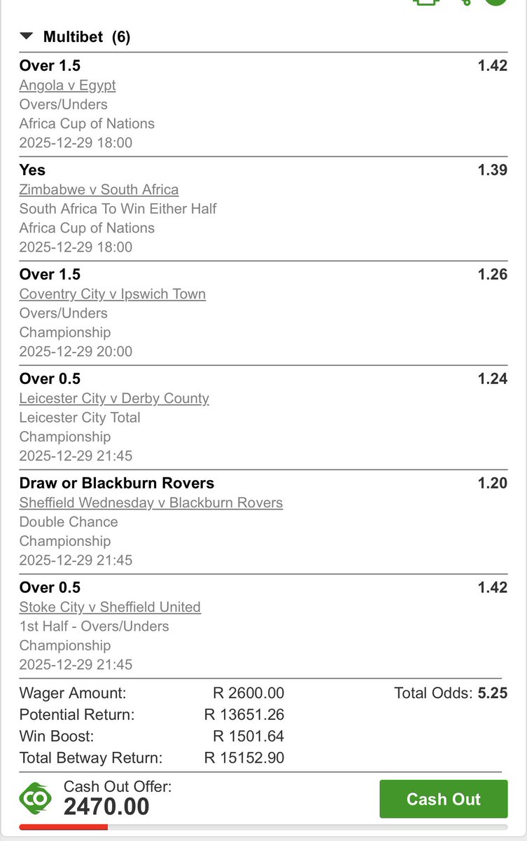 HopeTheSNIPER's tweet photo. TODAY’S SELECTION✅STAKE HIGH AS MUCH AS YOU CAN🤝 IT’S DEFINITELY COMING HOME

⏳KICK OFF 18:00 (GMT +2)
📝Booking code  BW2D8A7B22

⚡️KINDLY LIKE AND REPOST FOR OTHERS TO EAT AS WELL🤝 https://t.co/AgykuSA2um