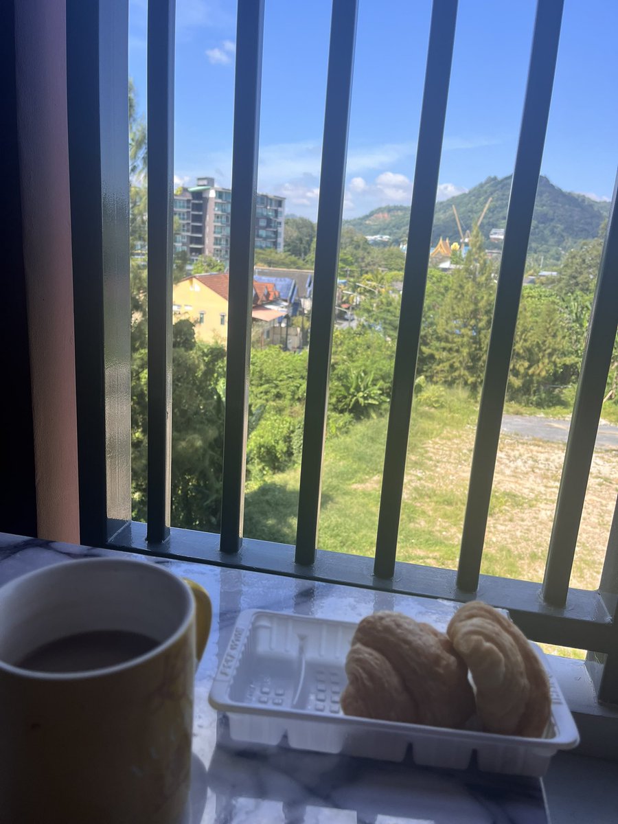 Утро, кофе, балкон, зима 😀