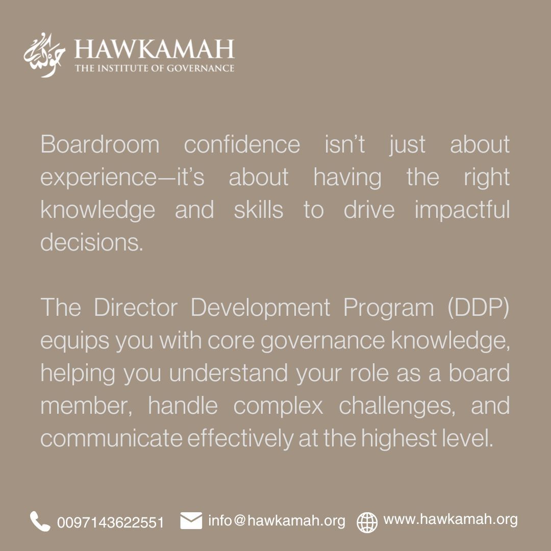 Enhance your leadership impact and step into the boardroom with confidence! The Director Development Program equips you with the key skills and insights needed to tackle complex governance challenges and make effective decisions at the highest level.