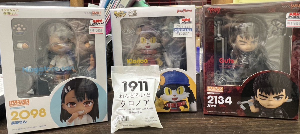 販売情報】 ねんどろいど各種お買取りさせてました！！ クロノアは特典