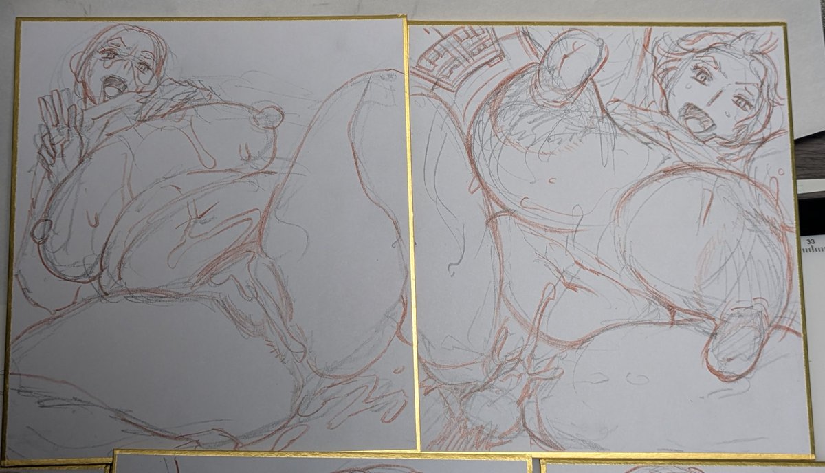 #コミックマーケット107

今回体調が優れずコピー本が出来ませんでした。スミマセンです。
変わりに小さな色紙を多めに描いて持って行こうと思います。
明日の出発まで頑張って塗ります。 