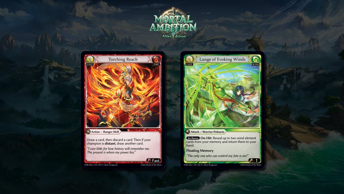 Mortal Ambition Alter Edition』に登場する新しいレアカードをご紹介