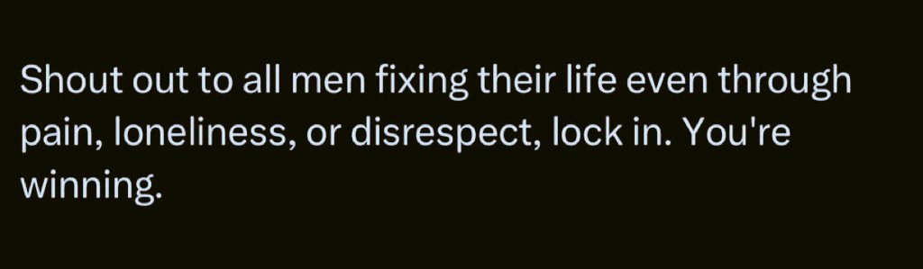 Shout out to all men...