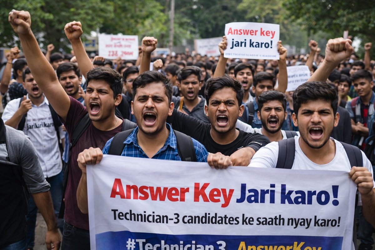 अगर सब कुछ सही है,
तो डर किस बात का?
टेक्नीशियन–3 की Answer Key तुरंत जारी करो।
<a href="/hlnagar/">Heeralal Nagar</a> 
#Technician3_AnswerKey 
#Exam_Transparency
<a href="/HANUMANKISAN/">HANUMAN KISAN</a> 
<a href="/MahendraPindel/">Mahendra Pindel</a>