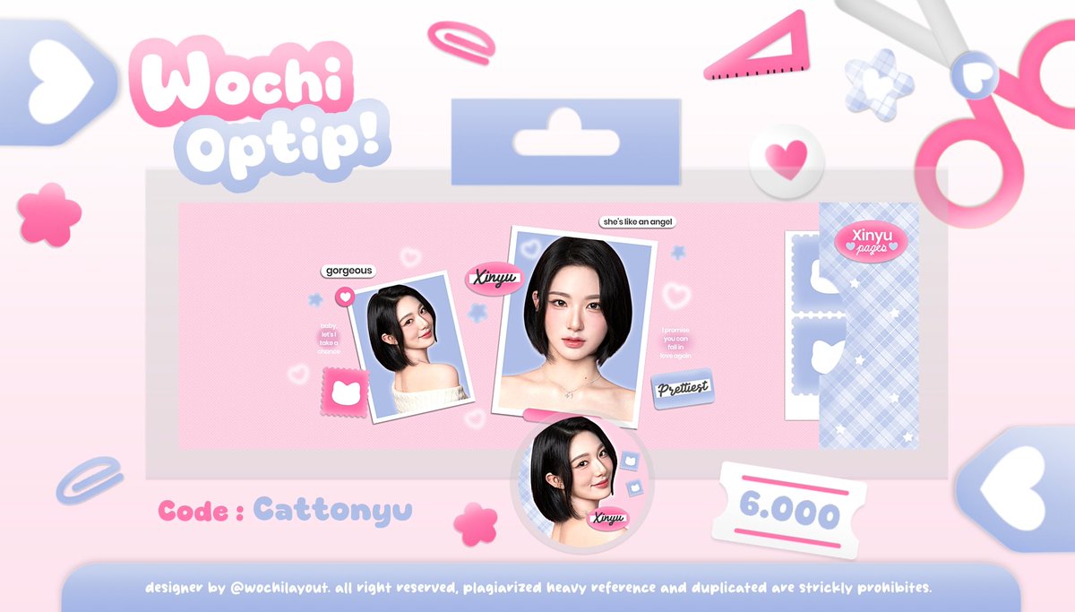 wochilayout's tweet image. Help RT or repost yah guyss, makasi 💗 #zonauang

Halo!! Menjelang akhir tahun alias tahun baru, aku open titip optip layout 4 katalog punya editor Winie ini dengan harga spesial diskon promo 6k aja 😆

Untuk tata caranya tolong cek ALT di masing-masing lapak katalog yaa! &amp;lt;3