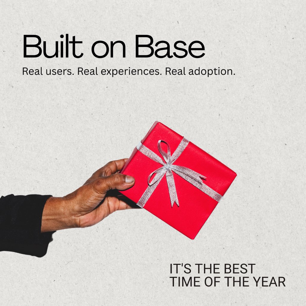 runes_card's tweet photo. Building consumer-friendly crypto takes patience, intention, and community.
We’re grateful to be building on @base alongside teams focused on real users and real experiences.
This is how adoption starts. https://t.co/Hsy645Y7Du