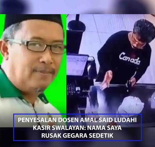Menyesal pun dia masih gak nyadar. Bukan soal 1 detik atau 1 jam...