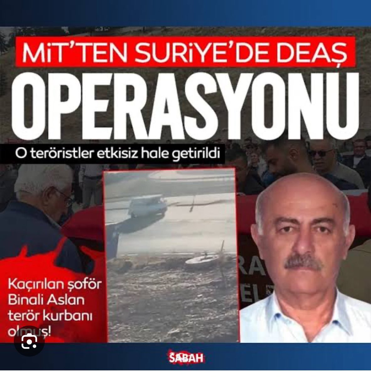 brctv12's tweet photo. Çok değil, daha 2 Ekim 2025 tarihinde; 14 kişilik bir ailenin DEAŞ üyesi olduğu, Fransa'dan Geri Kabul Anlaşması ile Türkiye'ye geldikleri ve hemen vatandaşlık verildiği belirlenmişti hatırlayın. Bizzat olayı Turhan Çömez açıklamıştı.

Binali Aslan'ın aracını kiralayıp öldüren DEAŞ terör örgütü bağlantılı bu 14 kişilik ailenin, elini kolunu sallayıp Suriye'ye geçtiği tespit edilmiş; MİT ve Emniyet'in ortak çalışmasıyla şüphelilerin İdlib-Atme bölgesinde saklandığı belirlenmişti. Bölgeye yapılan operasyonda 8 şüpheli öldürülmüş, 2'si yaralı, 4'ü sağ ele geçirilip Türkiye'ye iade edilmişti.

Gasp edilen araçla ilgili yapılan aramalarda, Binali Aslan ormanlık bölgede gömülü halde bulunmuştu. Olaydan önce Ankara'da M.A. ve N.S. isimli şahısların evinde konakladıkları belirlenmiş ve bu şahıslar yakalanarak tutuklanmıştı.
