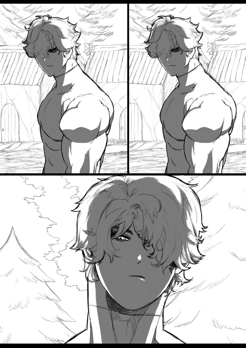 AnimationDaru's tweet image. Some pages from a WIP