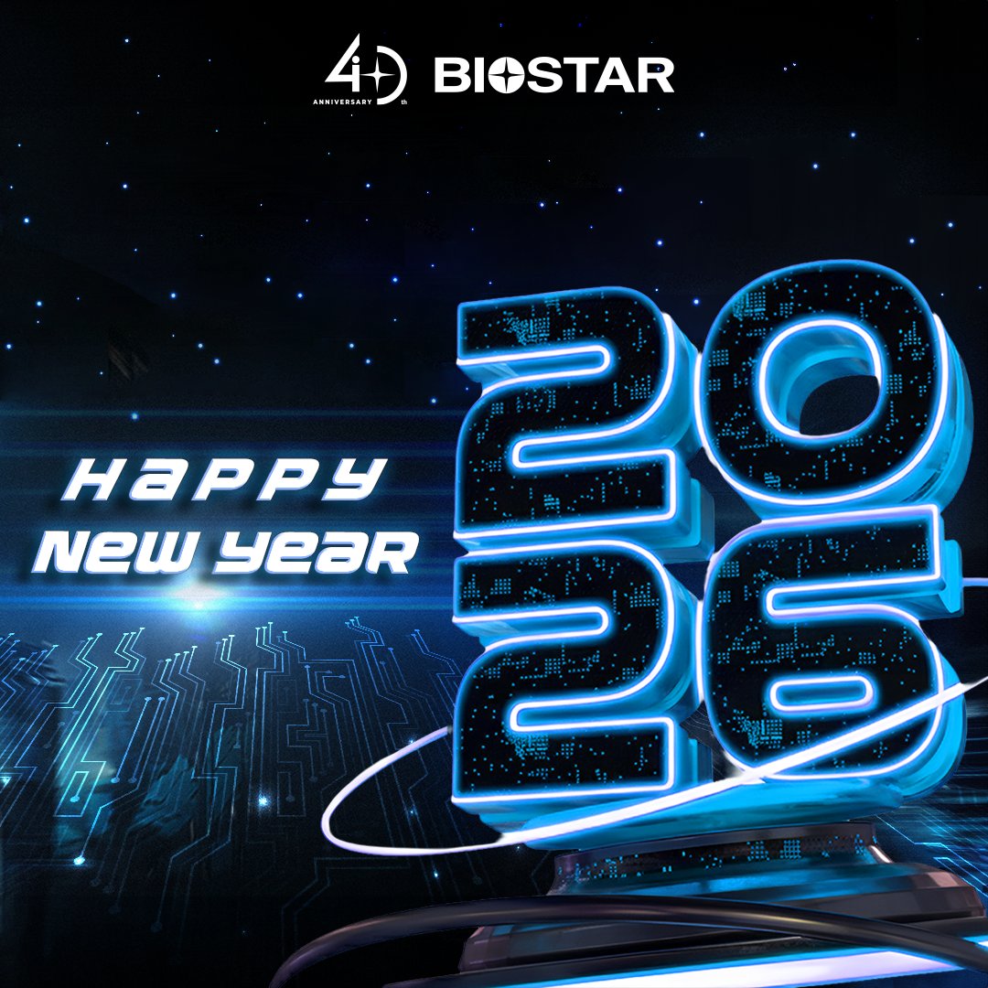 2026 Happy New Year⚡️
Smarter tech. Smarter life. Bigger possibilities.🔥

#BIOSTAR #NewYear2026
