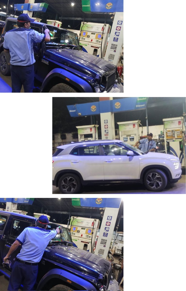 AndSaikripa's tweet photo. ✨ Clear view, safe drive! 🚗💧
At our outlet, we care for your car as much as you do. Enjoy our complimentary windshield cleaning service while you refuel — because every journey deserves a crystal-clear start!

#CustomerFirst #HPCL #CleanWindshield #SafeDrive https://t.co/bB5yiJVF6J