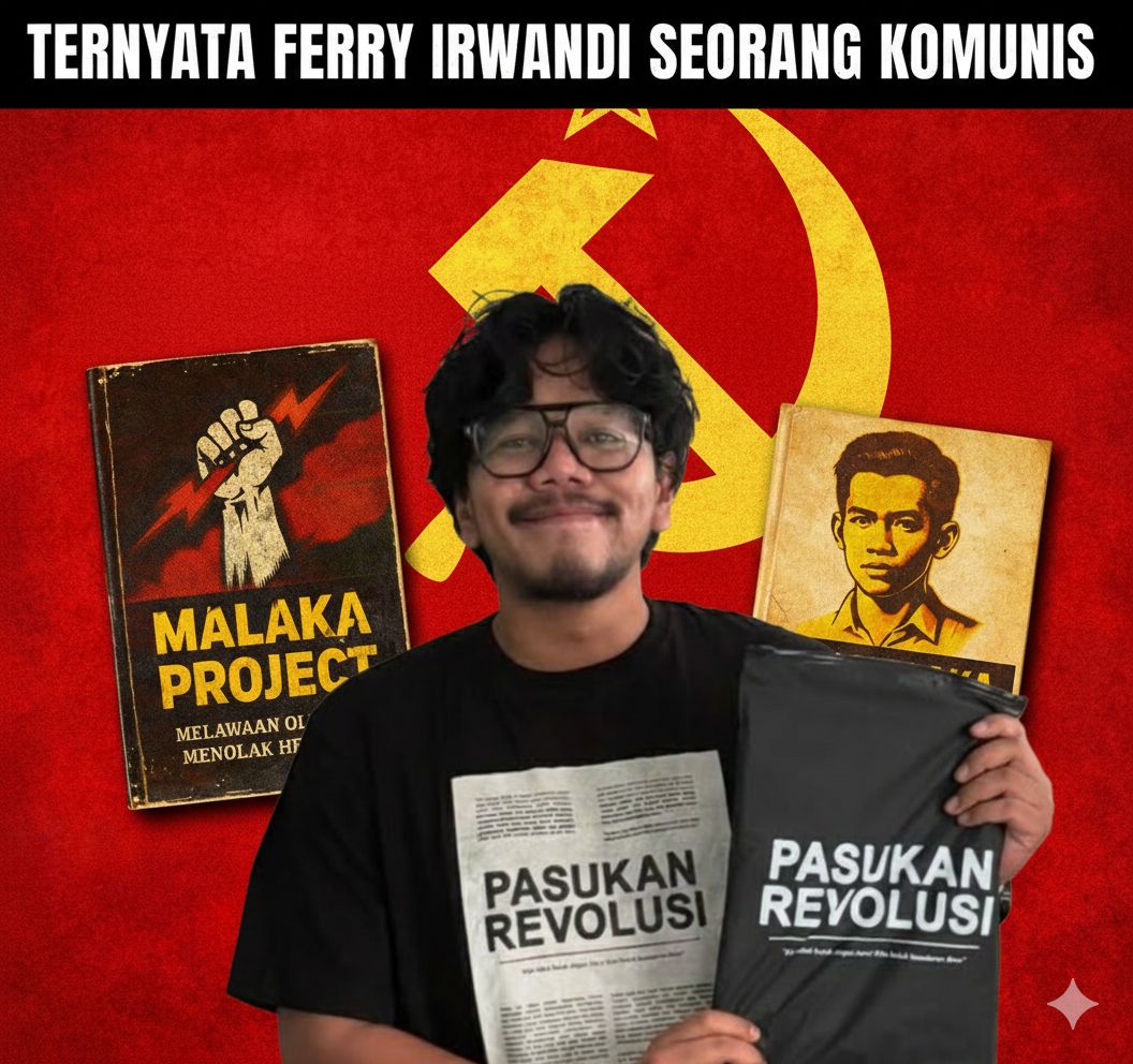 Ferry Irwandi? Ayo lah, jangan kasih tempat buat komunis di negeri ini! Gak ada tempat buat pemikiran kayak gitu! 🚫✋