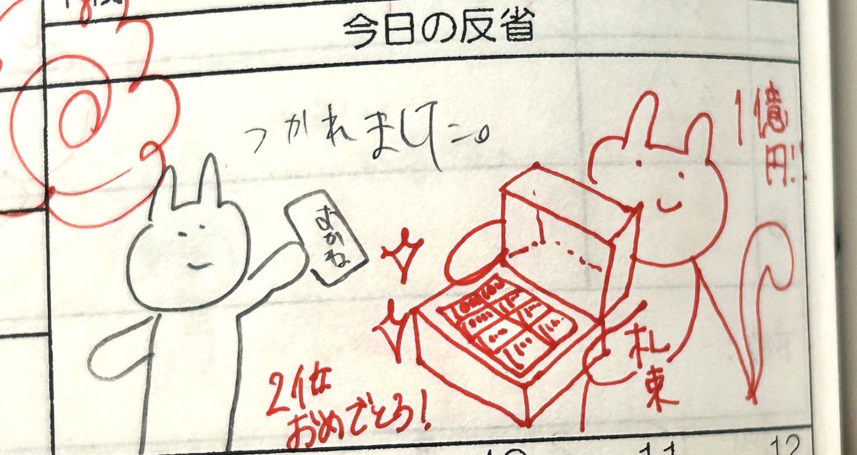 yumyumyamq2's tweet photo. 中学校の「今日の反省」欄に、
毎回先生が加えてくれたねこちゃんがとってもかわいい。
元気かなぁ〜。 https://t.co/0oejH5Etgk