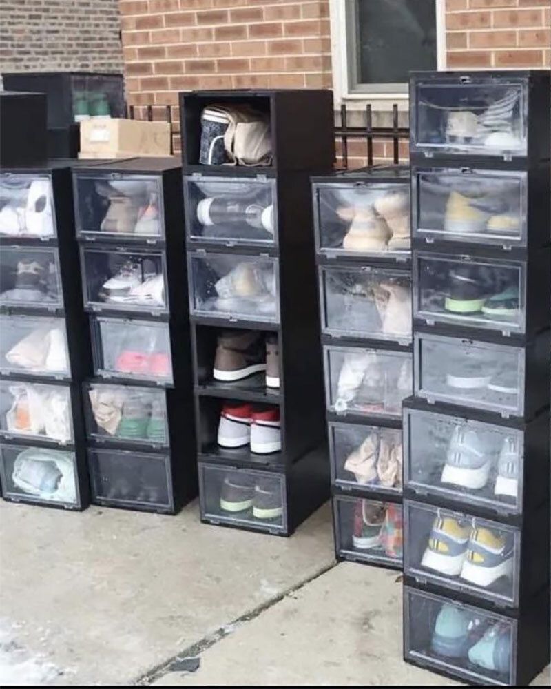The Chicago Fire Department saved this man's sneaker collection 👏🤯👟
