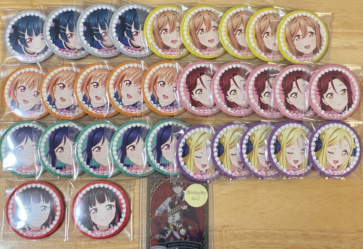 KADOKAWA　コミケ　Aqours　C106　缶バッジ　5セット KADOKAWA コミケ Aqours C106 缶バッジ 5セット KADOKAWA コミケ