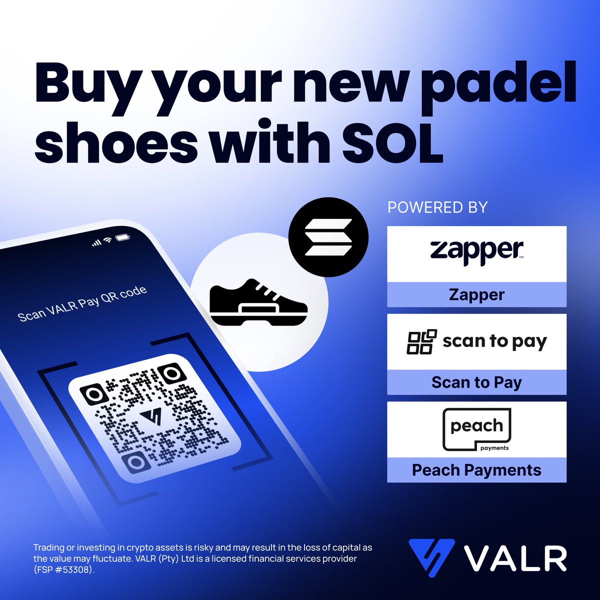 🇿🇦 With only a few days left, shop with VALR Pay this December and stand  a chance to earn up to 100% cashback in $USDT at participating retailers.  You can pay using