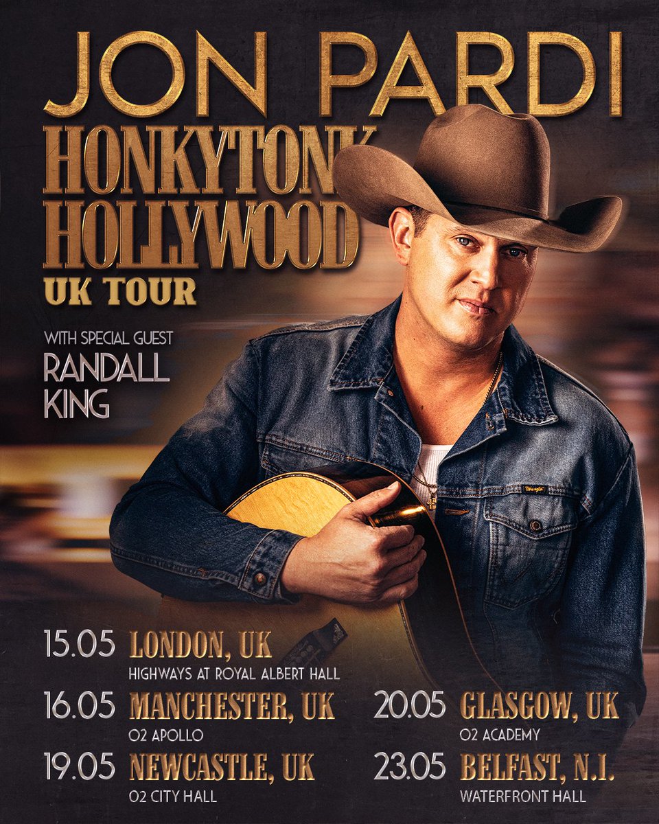 CMNI_More_Music's tweet photo. Multi-Platinum country hitmaker is officially kicking his live show into overdrive...
#PardiTime in 2026: #JonPardi Announces "#HonkytonkHollywood" #Tour #Dates Across #US & #UK - By #ChristianLamitschka at #CountryMusicNewsInternational #Magazine https://t.co/G797UCk7AB https://t.co/eFG2Z9dUnC