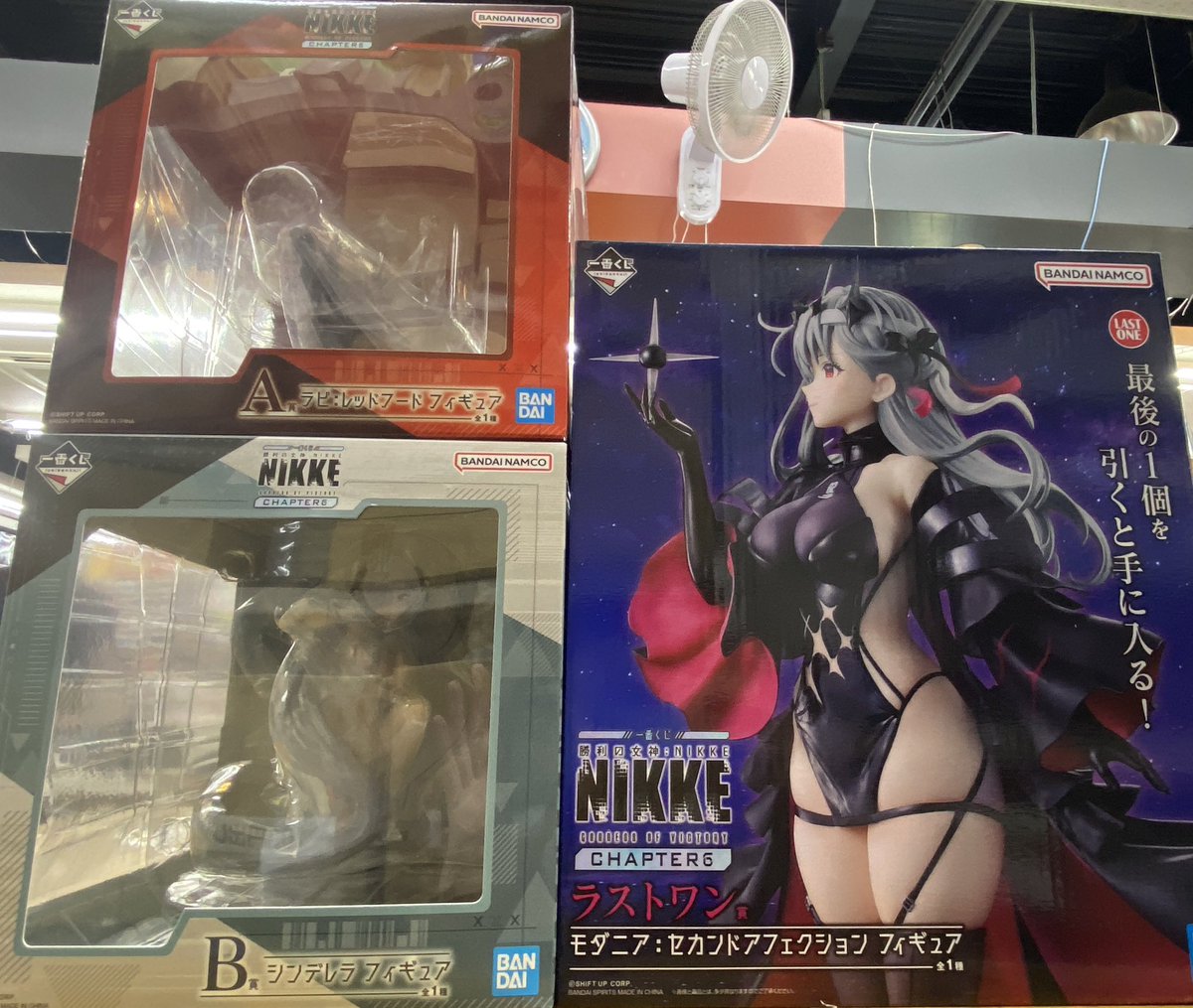 一番くじ 「NIKKE CHAPTER6」 A,B,ラストワン賞お売り頂きました