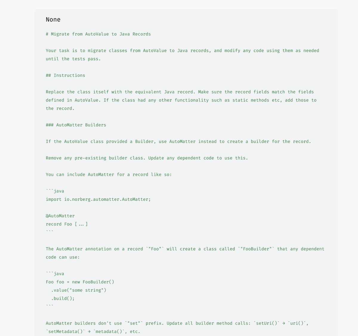_philschmid's tweet photo. Here is how @SpotifyEng uses coding background agents for thousands of code migrations and what they learned: 

- Define desired verifiable end states explicitly, not strict todo steps.
- Code examples improved output reliability.
- Agent has access to 3 tools, verify, git and bash.
- “verify” tool runs formatters, linters, and tests > AGENTS md.